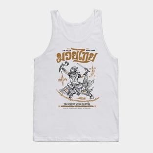 Muay Thai Kickboxing Tattoo Sak Yant Hanuman Tank Top